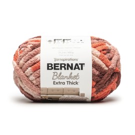 Bernat Blanket Extra Thick - 1 Pack of 72 Yards/21.2 oz Rusted 100% Polyester Yarn