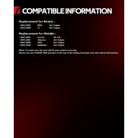 Torchbeam 98307 AC Compressor Clutch Kit Fit for Odyssey 2005-2007, Pilot 2005-2008, Accord 2003-2007 3.0L, TL 2004-2008, Ridgeline 2006-2008, MDX 2003-2006, Replace 97307, 98327, 97327, 77389