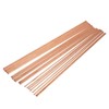 OGANAZI 25PCS Pure Copper Rods, 99.99% High Purity Solid Copper