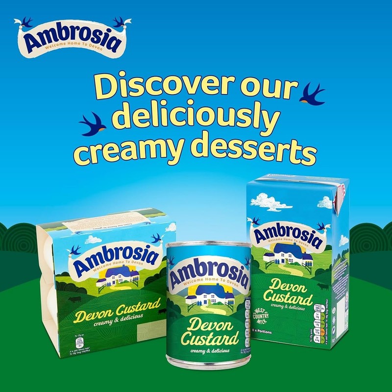 Ambrosia Devon Custard 400G(Pack of 2)
