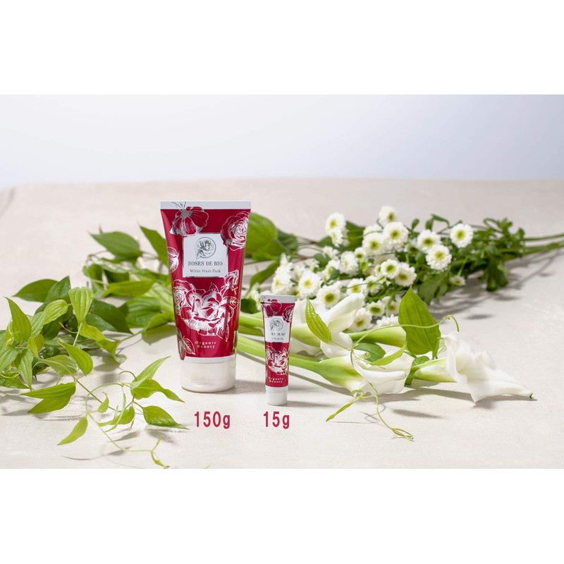 ROSES DE BIO Rose Dobio White Wash Pack, 0.5 oz