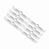 8pcs Chrome Valve Cover Hold-Down Tabs Spreader Bars Fit for