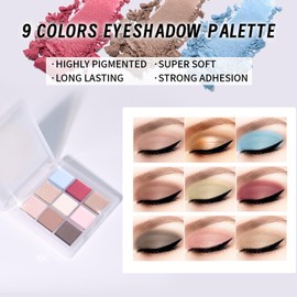 YBUETE Makeup Set Kit for Women Girls Teens, Makeup Present Set, Includes 9 Color Eyeshadow, Counter Stick, Foundation, Eyebrow Pencil, Eyeliner, Mascara, Lip Gloss, 5Pcs Brushes, Sponge