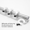 SBR20 Linear Rail Stop Collars, 4 Pcs 16mm Aluminum Alloy