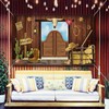 Western Party Supplies, Large Fabric Saloon YeeHaw Western Scene Setters