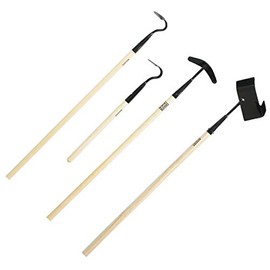 KWIK EDGE Quad: Tool – Boss – Mini – Buddy – Garden Edger Weeder – Soil Cultivator – Hoe Long Handle Grass Flower Backyard Gardening Tool