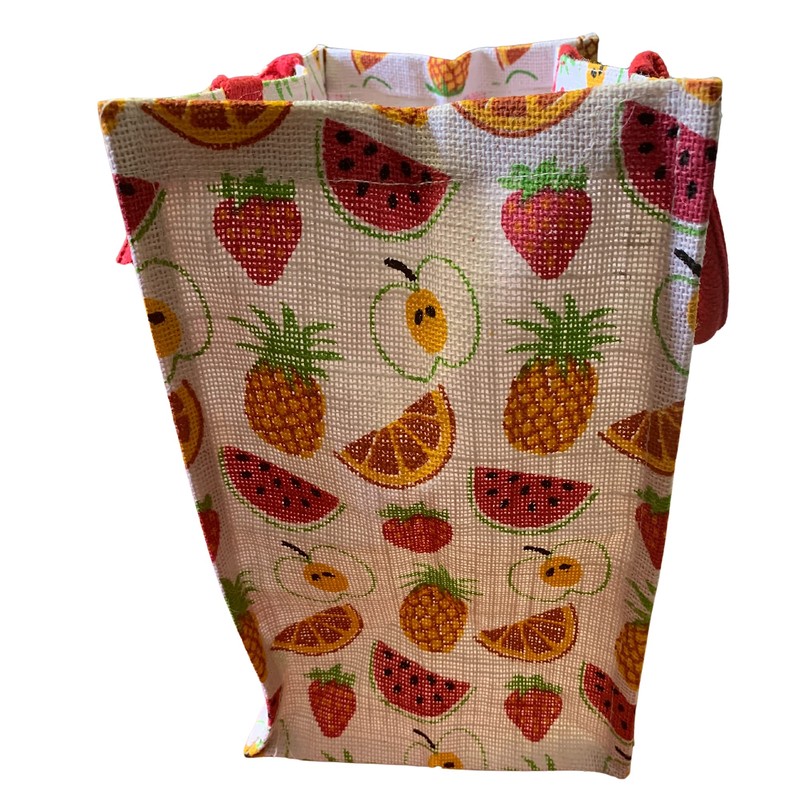 Fairtrade Eco Jute Shopper Bag (Fruit)