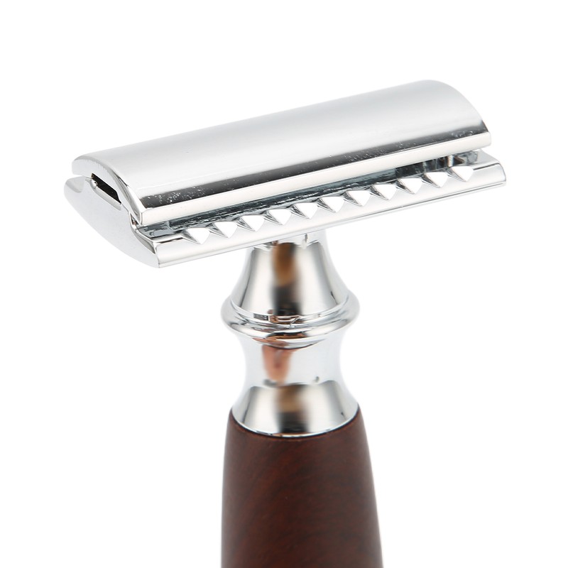 Double Edge Safety Razor Men Home Salon Portable Zinc Alloy