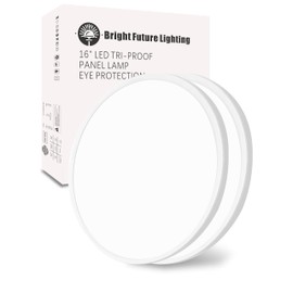 2pack 16 Inch Flush Mount Ceiling Light, 32w Led Ceiling Light, 3000k/4000k/6000k Selectable 3480lm Ceiling Light, Super Slim Led Light Fixture for Bedroom Kitchen Living Dining Room Office