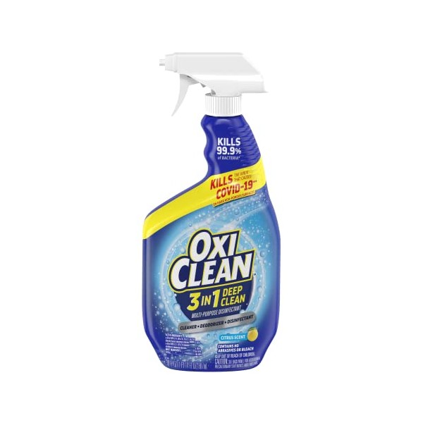OxiClean 3-in-1 Deep Clean Multi-Purpose Disinfectant, 30 oz