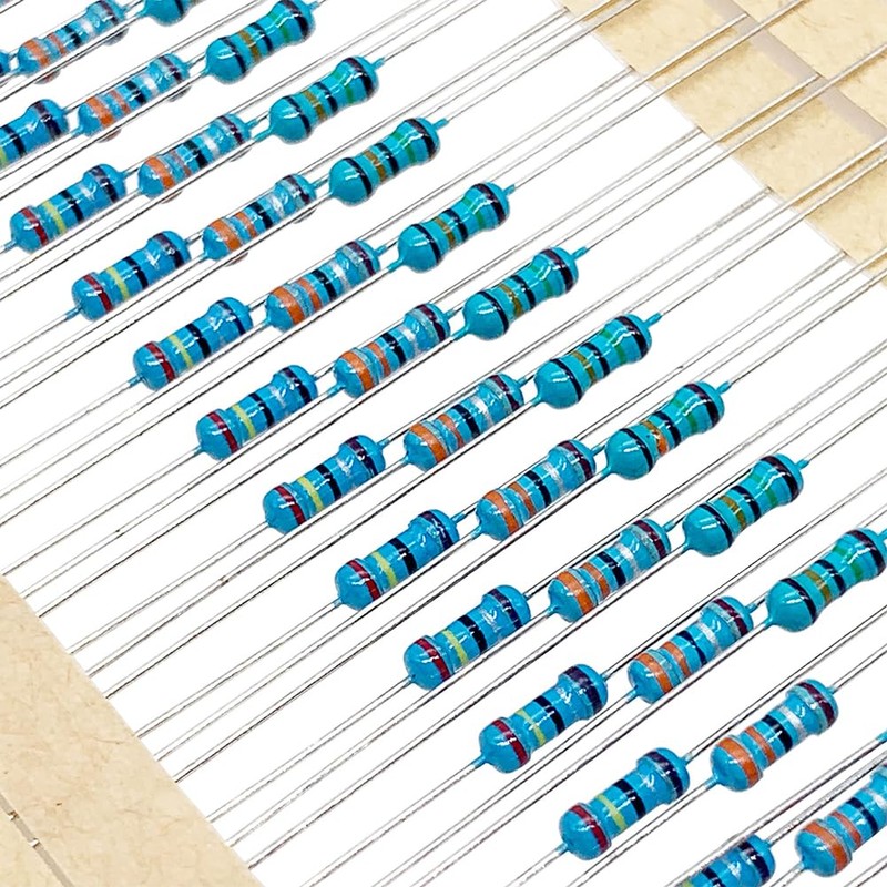 PENGLIN Metal Film Resistor Set, 3120 Pieces, 0.25W, 1/4W, 1Ω