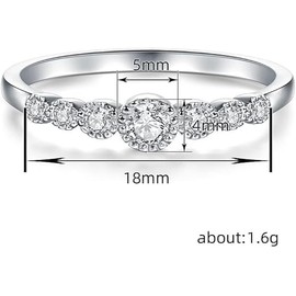 Simple ring, ladies' eternity ring. (8)