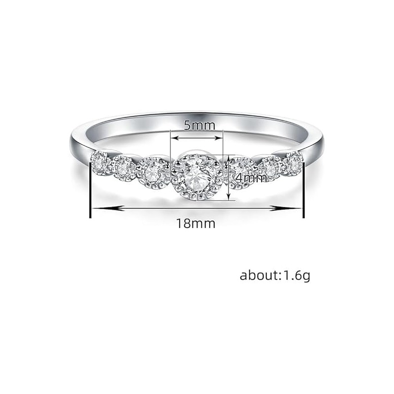 Simple ring, ladies' eternity ring. (8)
