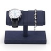 Papten J00603 2 Watch Stand, Microfiber, Display, Storage, Photography, Luxury,