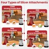 Stainless Steel Slicer Shredder Attachment for KitchenAid Stand Mixers, Large