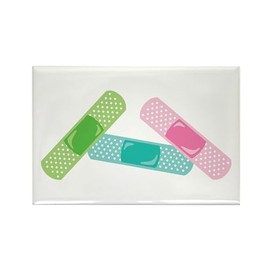 CafePress Band Aids Magnets Rectangle Magnet, 2"x3" Refrigerator Magnet (10 pack)