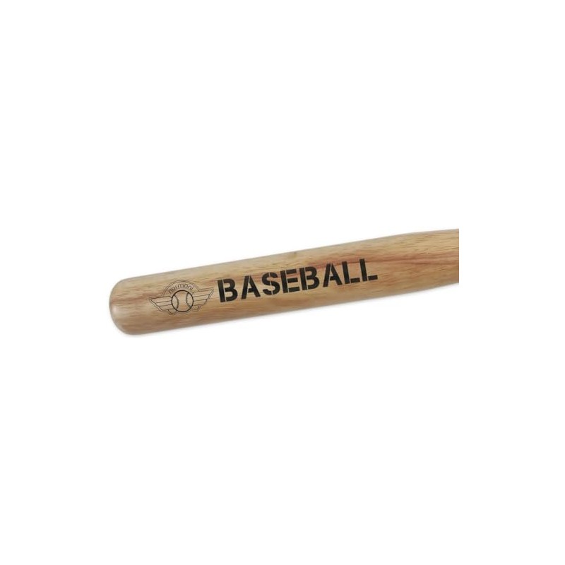 normani Baseballschläger aus Holz oder Aluminium mit rutschfestem Griff Farbe