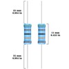 ALLECIN 25 Values 1W Metal Film Resistor Kit from 1