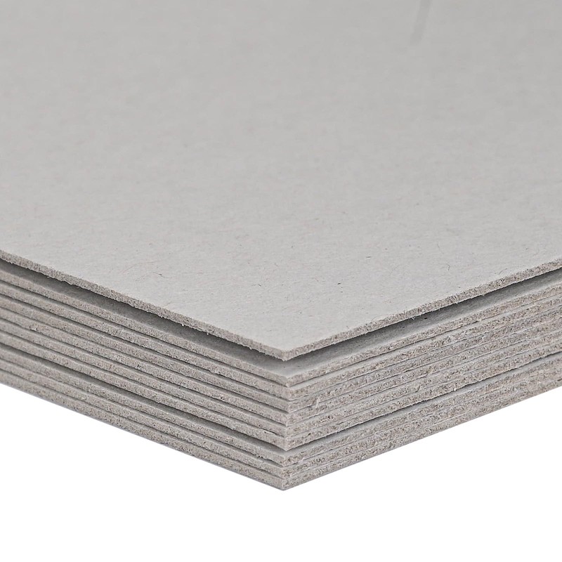 Vaessen Creative Cartone Grigio - Cartone da Rilegatura A4 -