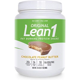 Lean1 Meal Replacement Protein Powder, Chocolate Peanut Butter Flavor, 15-Serving Tub.