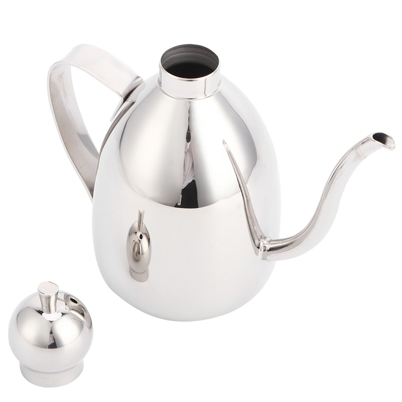 Oil Dispenser Stainless Steel Oil Bottle Leakproof Vinegar Pot Kitchen