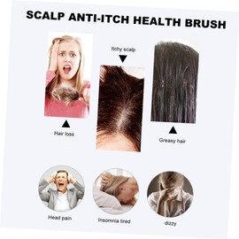 FOMIYES Travel-sized Shampoo Brush Comb Set 12pcs Anti-dandruff Hair Combs Scalp Massage Brush for Hairdressing Random Color