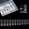 KADS 120PCS Clear Full Cover Dual Nail System Form UV
