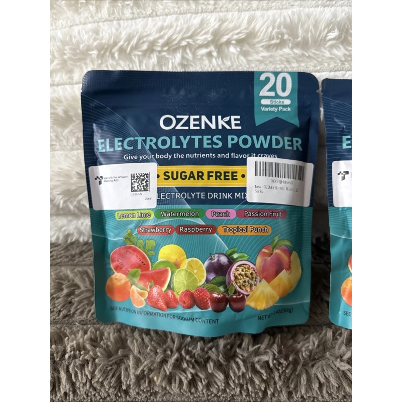 OZENKE 2X OZENKE Electrolyte Powder Packets 20 Sugar Free Hydration