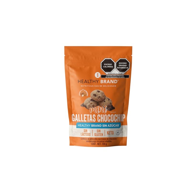 Healthy Brand | Galletas de Chocochip Keto Mini 126g