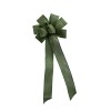 Handmade Small 5-6" Hand Made Wired Wreath Bow -Linen -