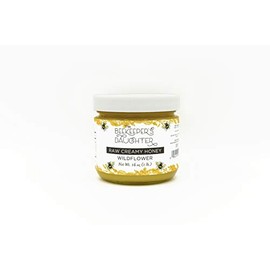 Beekeepers Daughter Raw Wildflower Creamy Honey 1lb. Jar (16oz)