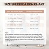 YUEYIN Adjustable Height Bed Frame Support Leg, Metal Bed Frame