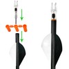 KEAUP 12 Pack X Lighted Nocks Universal Fit for Arrows