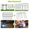 30 Panels No Dig Fence, Animal Barrier Fencing, 13in(H) x