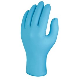 Skytec TX428 Blue Disposable Nitrile Gloves - Multi-purpose Latex Free High Grip Examination Gloves (Box of 100) Medium