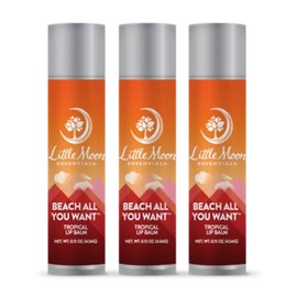 Little Moon Essentials Lip Balm (Peppermint Shtick, 3 Pack)
