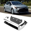 Carbon Fiber Style Car Remote Folding Key Case Cover Protection