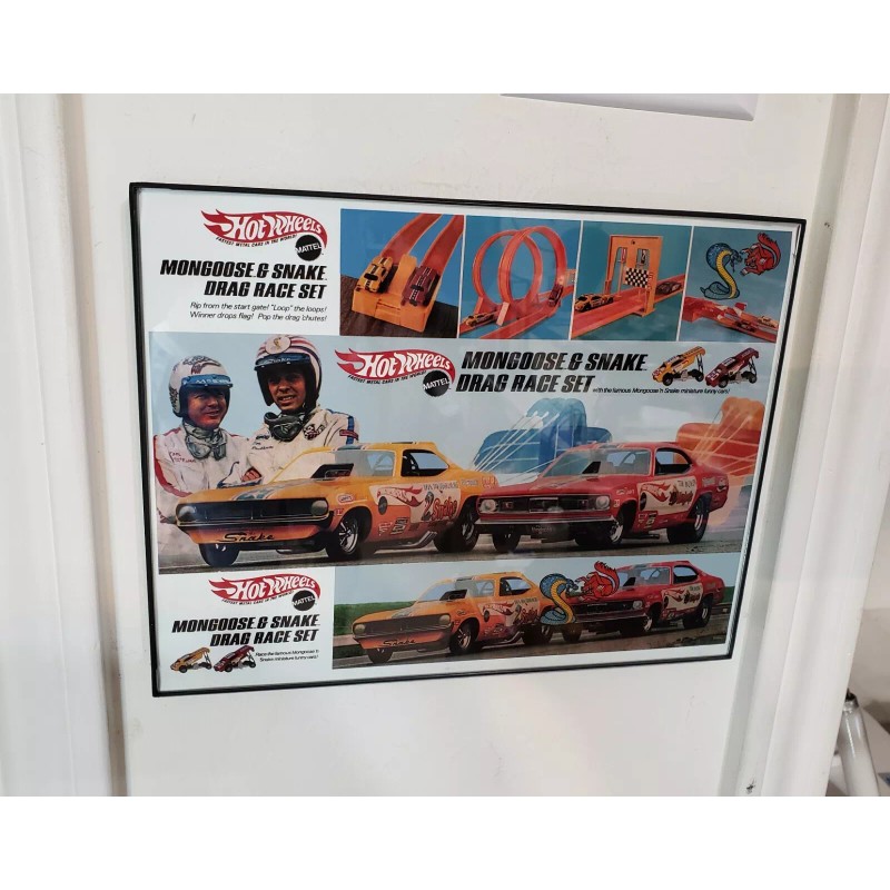 Hot Wheels Mongoose Snake Drag Set Box Art Reproduction 8