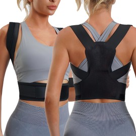 Rücken Geradehalter Für Damen Und Herren Mit Einstellbarem Schultergurt, Haltung Korrektur Gurt, Back Posture Corrector Zur Haltungskorrektur Und Schmerzlinderung Von Nacken, Schultern Und Rücken