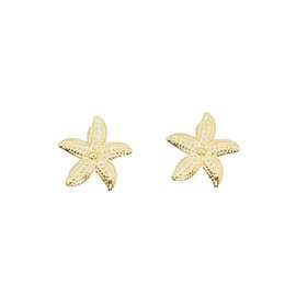 BAUI - Aretes Estrella de Mar 51 de Acero Inoxidable, Color Dorado - Accesorios, Joyas Elegantes y Duraderas - Regalo Ideal para Cumpleaños, Aniversarios, Eventos Especiales (Dorado)