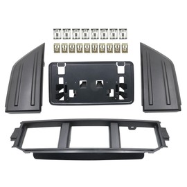 GXARTS 4PCS Black Front Bumper Cover Lower Grille Trim Bracket ML3Z17B968BB Compatible with Ford F150 2021 2022 2023