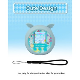 Chanvoo Silicone Case Compatible with Punirunes Interactive Digital Toy - Protective Sleeve with Lanyard (Case Only) - Teal