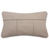 Kidol & Shellder Genuine Leather Pillow Cover 12x20 Modern Solid