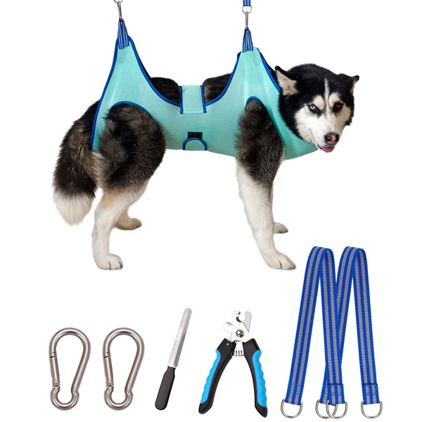 Kkiimatt Pet Grooming Hammock Harness, Dog Grooming Hammock Small Dogs,