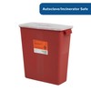 McKesson Sharps Container, Stackable, Locking Lid, Red, 3 gal, 12