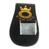 Laroal Billiards Snooker Accessories Leather Magnetic Belt Clip Chalk Holder