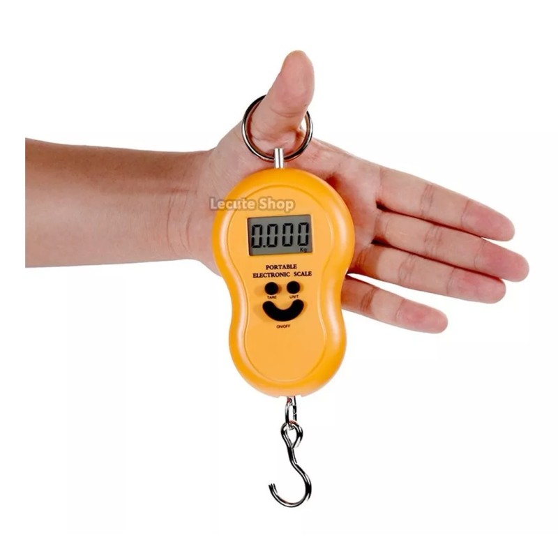 Scale Bascula Colgante 50 Kg Digital Portatil Maleta Equipaje