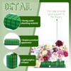 Floral Foam Cage,Flower Foam with Holder,Dry & Wet Flower Foam