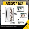 DewFlew 4Pcs Wheel Center Caps for Chevy S10 Blazer Wheel