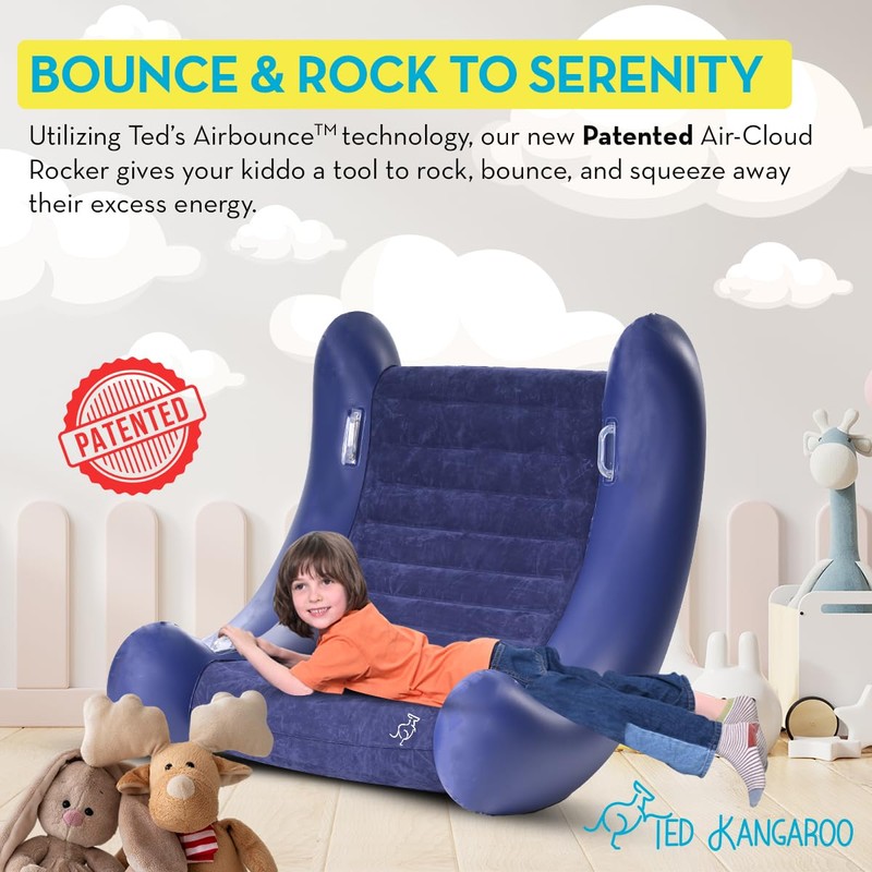 TED KANGAROO Sensory Chair for Kids, AIR Cloud Rocker Single